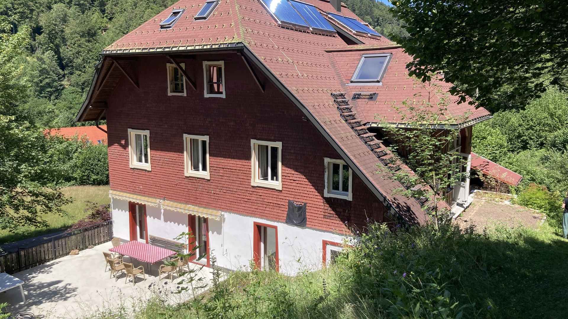 The seminar house in the forest at Todtmoos
